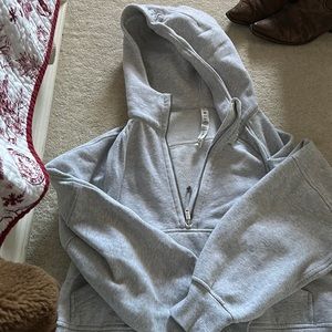 Lululemon oversized half zip sweatshirt